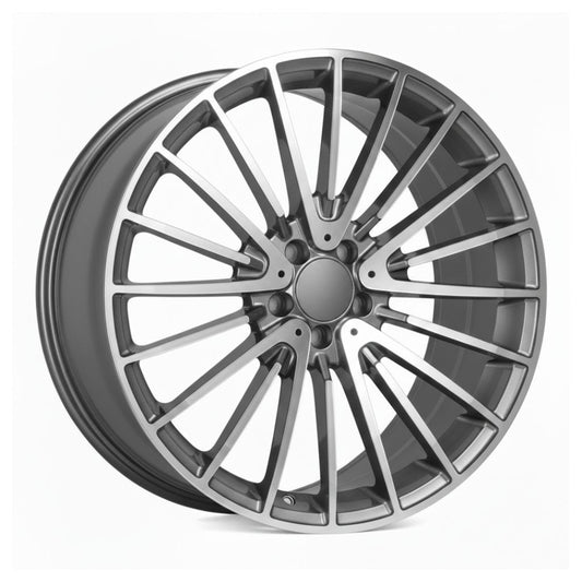 MB15 20x9.5 5x112 +40 66.6 Gunmetal  Machined Face
