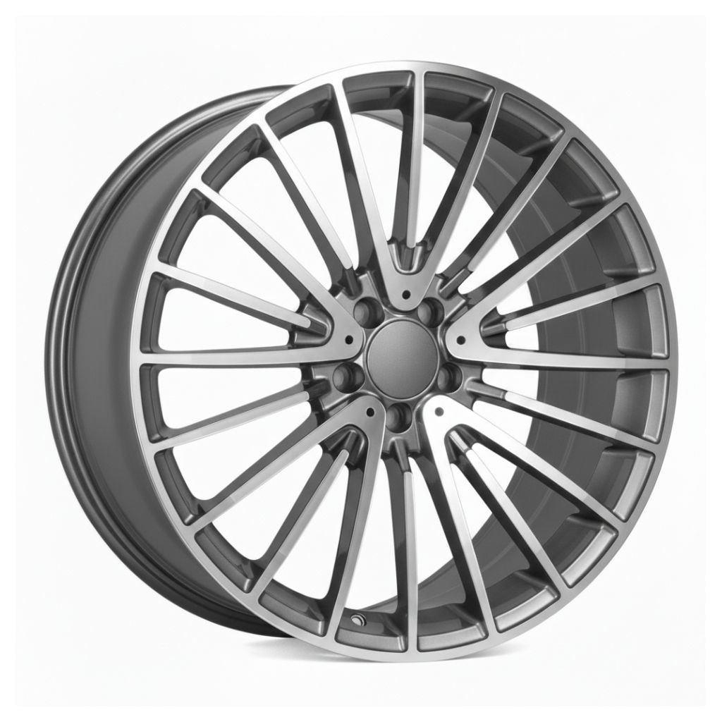 MB15 19x9.5 5x112 +40 66.6 Gunmetal Machined Face