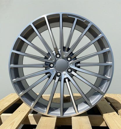 MB15 20x8.5 5x112 +35 66.6 Gunmetal Machined Face