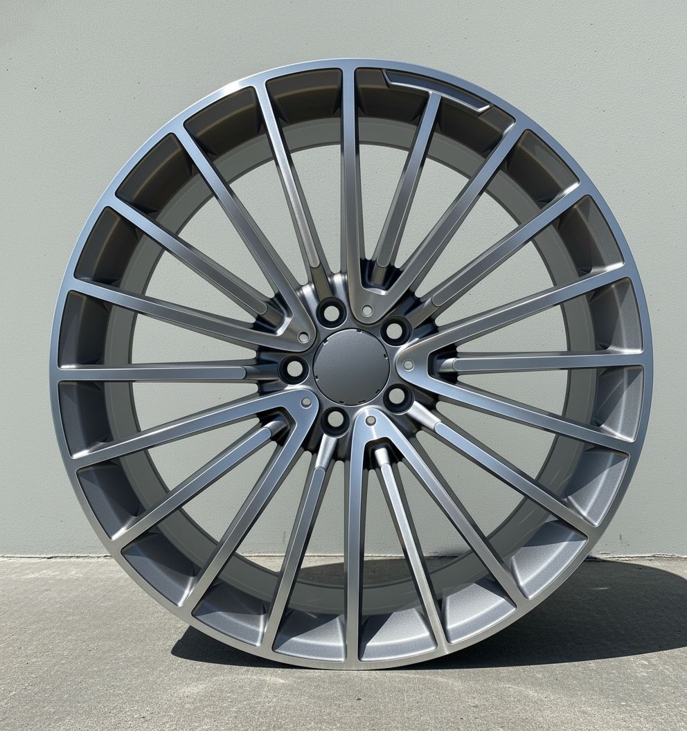 MB15 19x8.5 5x112 +35 66.6 Gunmetal Machined Face