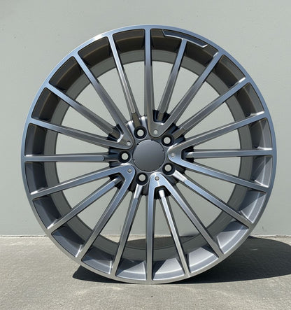 MB15 19x9.5 5x112 +40 66.6 Gunmetal Machined Face