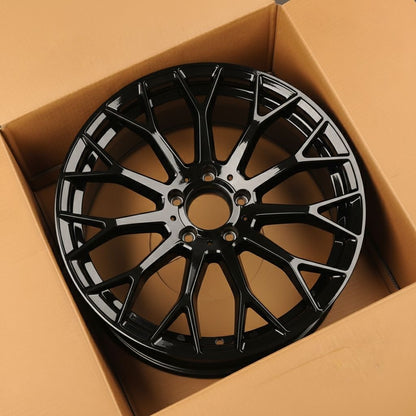 MB20 20x8.5 5x112 +35 66.6 Matte Black Machined Tip