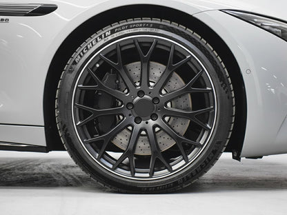 MB20 19x8.5 5x112 +42 66.6 Matte Black Machined Tip