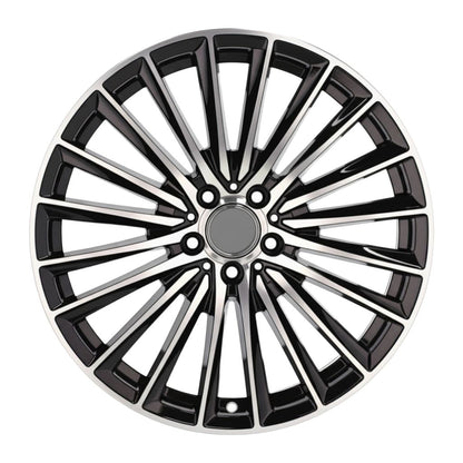 MB23 19x8.5 5x112 +35 66.6 Black Machined Face