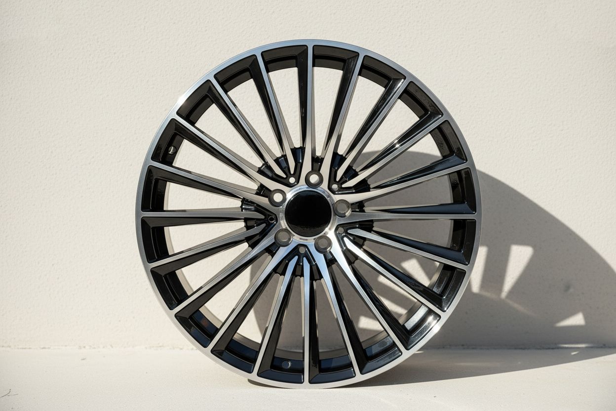MB23 19x9.5 5x112 +38 66.6 Black Machined Face