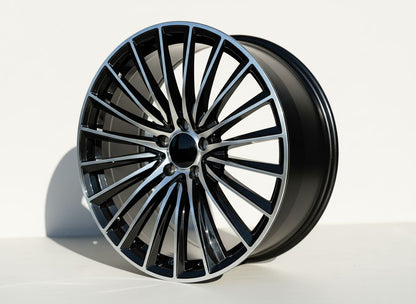 MB23 19x9.5 5x112 +38 66.6 Black Machined Face
