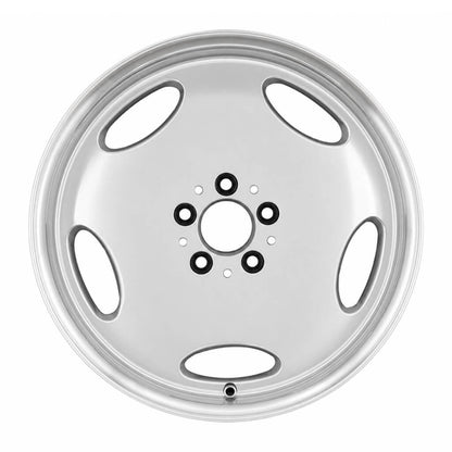 MB25 18x9.5 5x112 +30 66.6 Silver Machined Lip