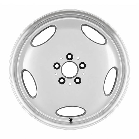 MB25 18x9.5 5x112 +30 66.6 Silver Machined Lip