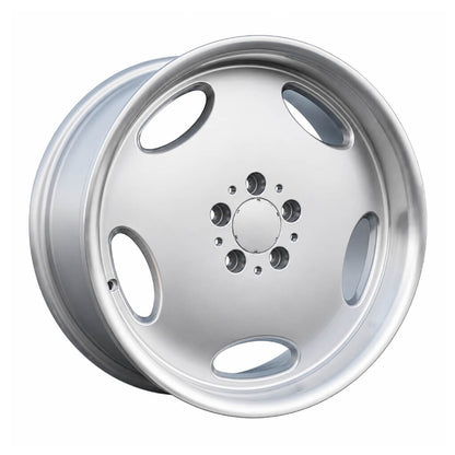 MB25 18x9.5 5x112 +30 66.6 Silver Machined Lip