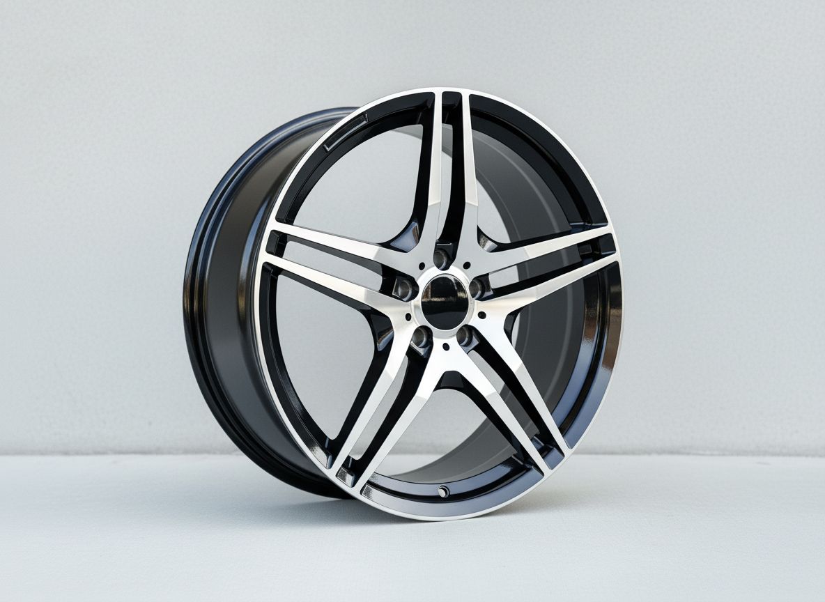 MB3 19x9.5 5x112 +38 66.6 Black Machined Face