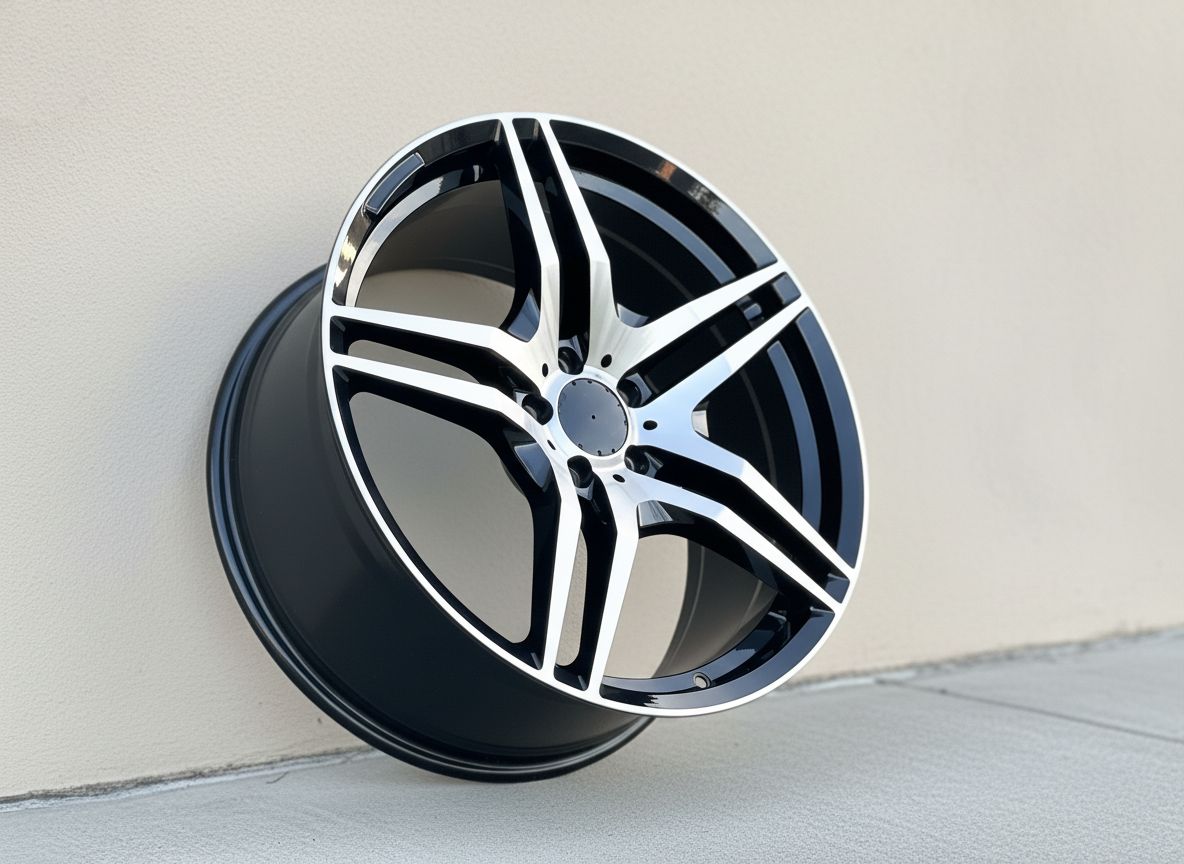 MB3 18x9.5 5x112 +38 66.6 Black Machined Face