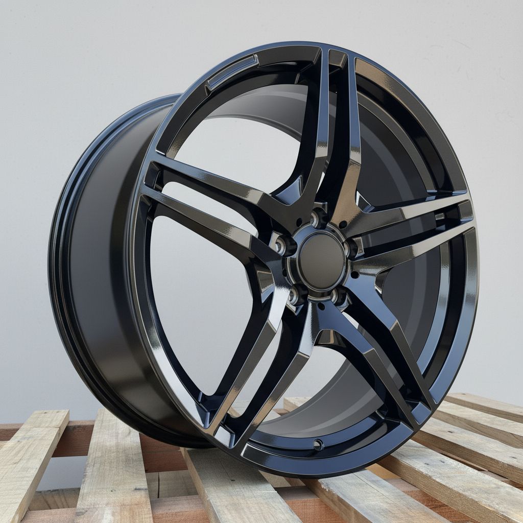 MB3 20x9.5 5x112 +38 CB66.6 Gloss Black