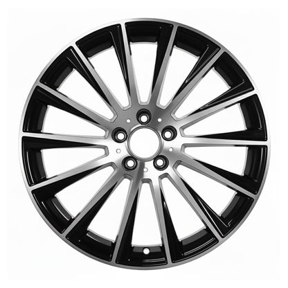 MB4 19x9.5 5x112 +45 66.6 Black Machined Face