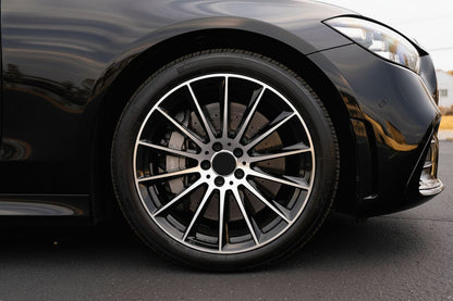 MB4 19x9.5 5x112 +40 66.6 Black Machined Face
