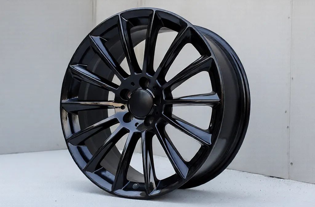 MB4 20x9.5 5x112 +43 66.6 Gloss Black