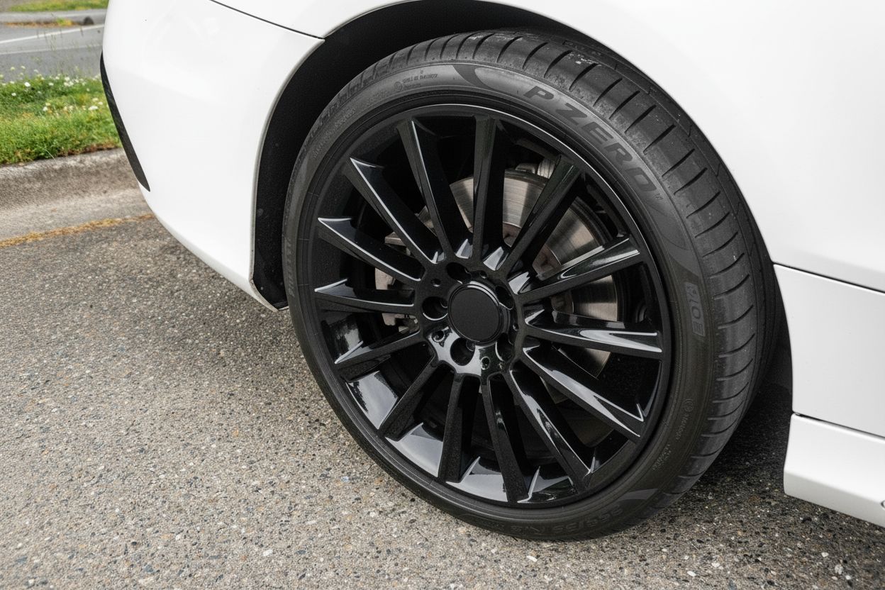 MB4 19x9.5 5x112 +38 66.6 Gloss Black