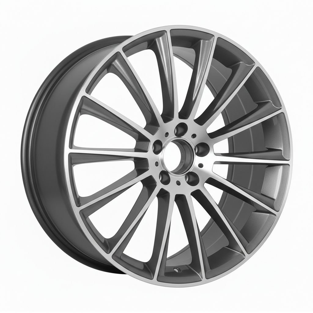 MB4 20x9.5 5x112 +38 66.6 Gunmetal Machined Face
