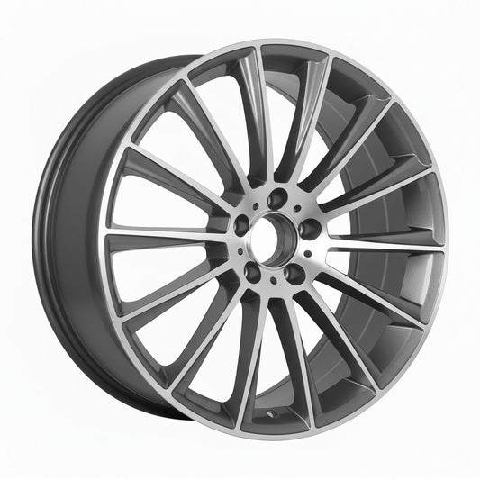 MB4 20x9.5 5x112 +38 66.6 Gunmetal Machined Face
