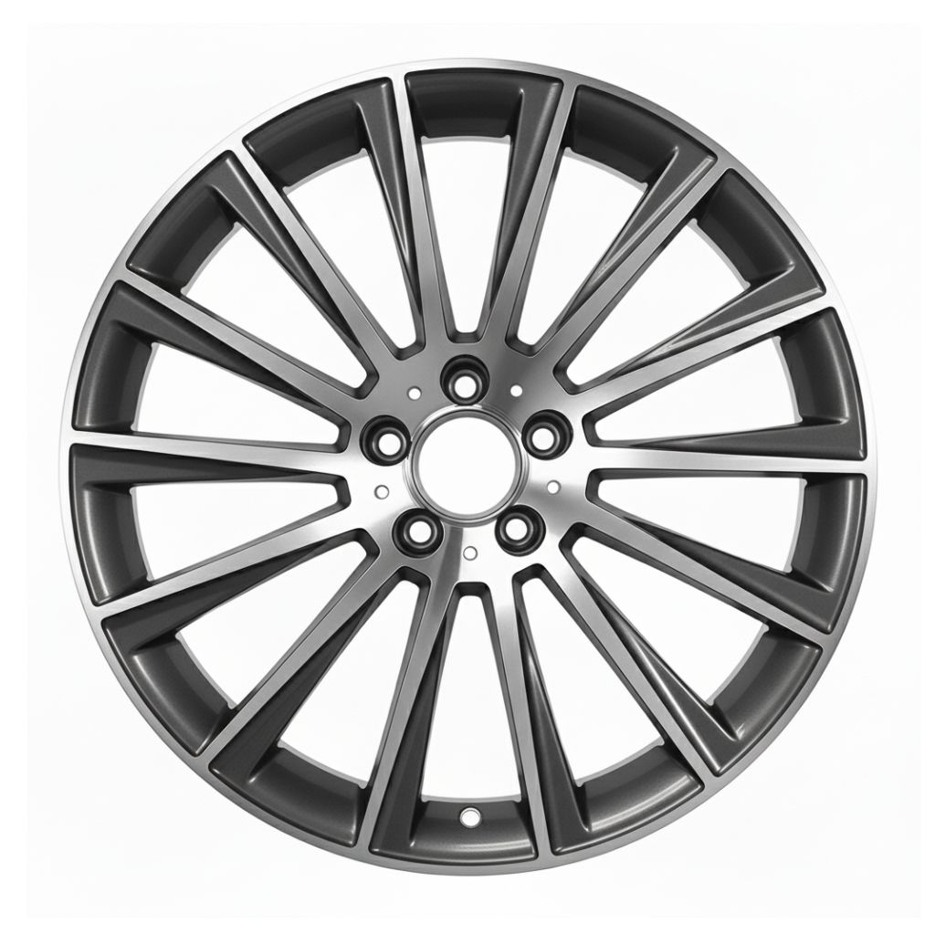 MB4 18x8 5x112 +35 66.6 Gunmetal Machined Face