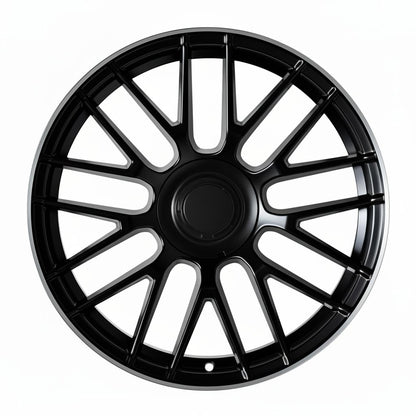 MB8-V2 18x8 5x112 +42 66.6 Matte Black Machined Tip