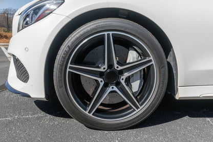 MB9 18x8 5x112 +42 66.6 Gloss Black Machined Face