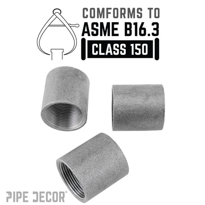 1 in. Black Merchant Coupling