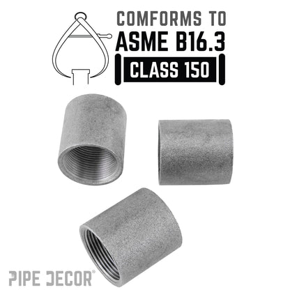 2 in. Black Merchant Coupling