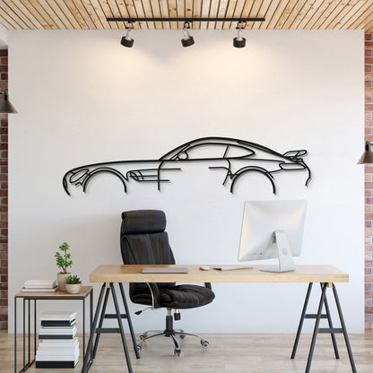 AMG GT R Classic Metal Car Wall Art - MT0887