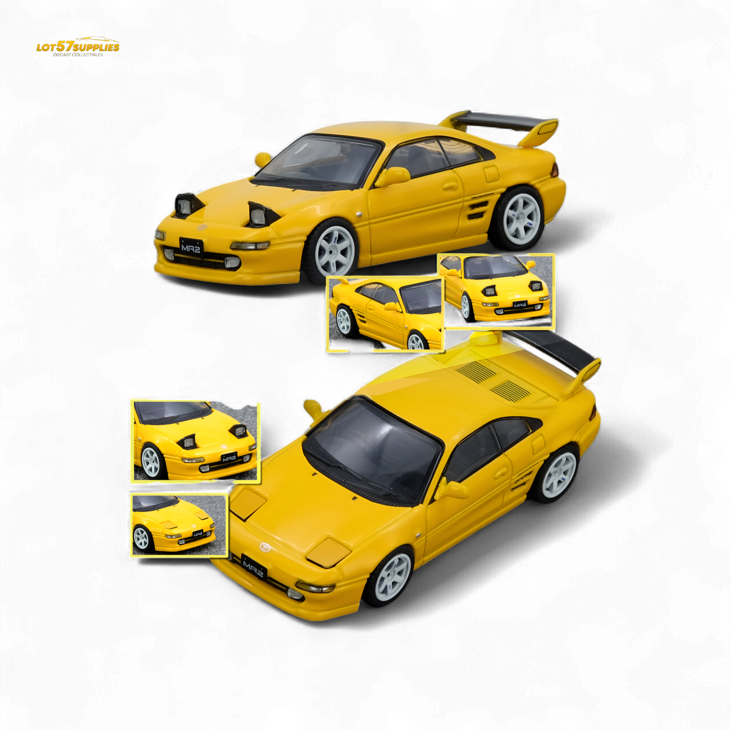 (Pre-Order) Inno64 MR2 SW20 - Yellow 1:64