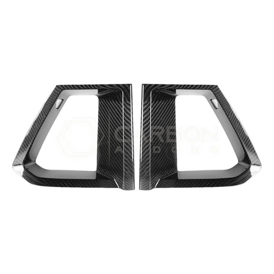 2024+ S650 Mustang Dark Horse Carbon Fiber Upper Grille Trim Covers