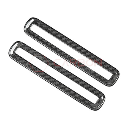 2024+ S650 Mustang Hard Carbon Fiber Door AC Vent Trim Covers