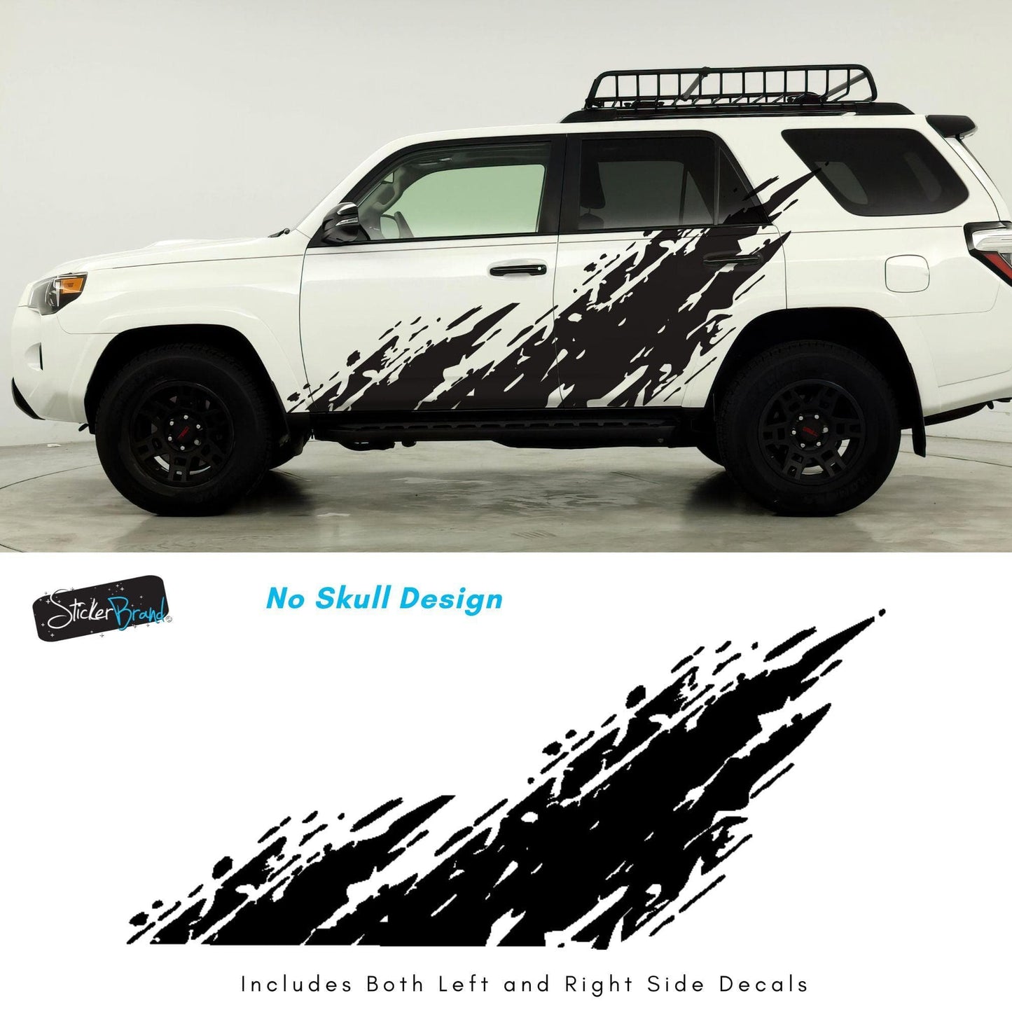 Skull Mud Splash Truck Graphic Decal. #6812