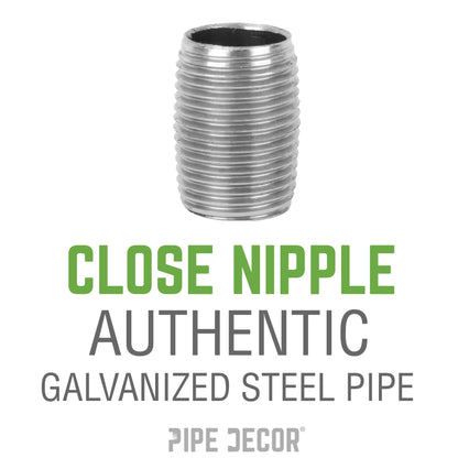 1 1/2 in. x Close Galvanized Steel Nipple