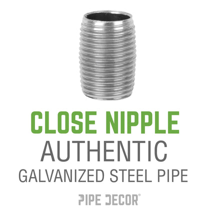 1/2 in. x Close Galvanized Steel Nipple