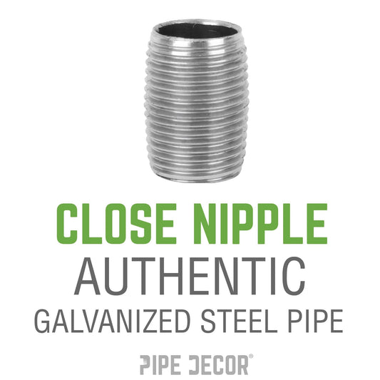 2 in. x Close Galvanized Steel Nipple