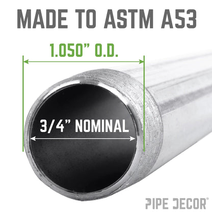 3/4 in. x 14 in. Galvanized Steel Pipe