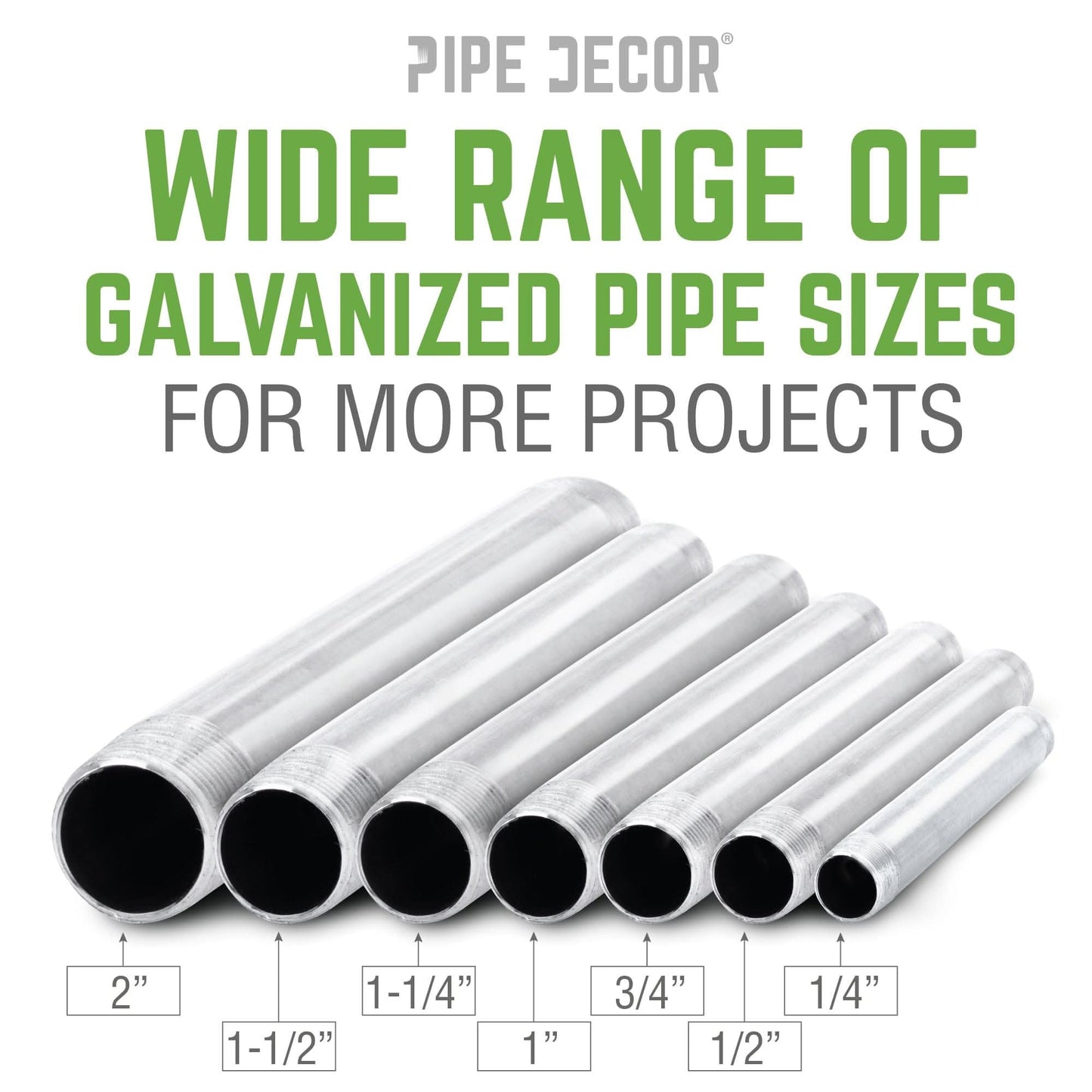 3/4 in. x 14 in. Galvanized Steel Pipe