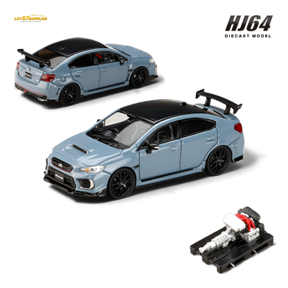 (Pre-Order) Hobby Japan Subaru S208 NBR Challenge Package - Cool Gray Khaki 1:64