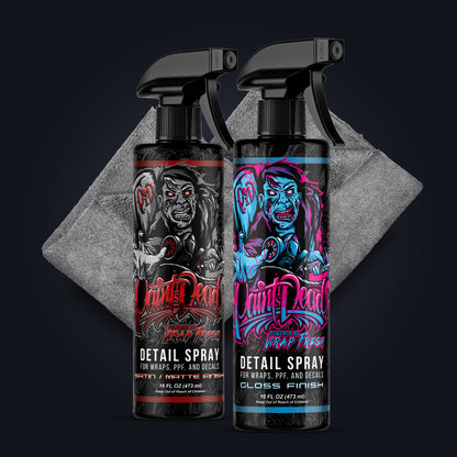Paint Is Dead Official Detail Spray by Wrap Fresh - Combo Kit - UV Protection and Cleaner and Maintenance Spray