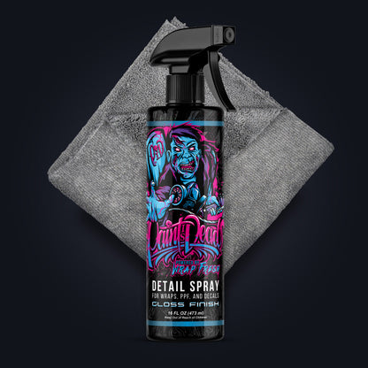 Paint Is Dead Official Detail Spray by Wrap Fresh - Gloss - UV Protection and Cleaner and Maintenance Spray
