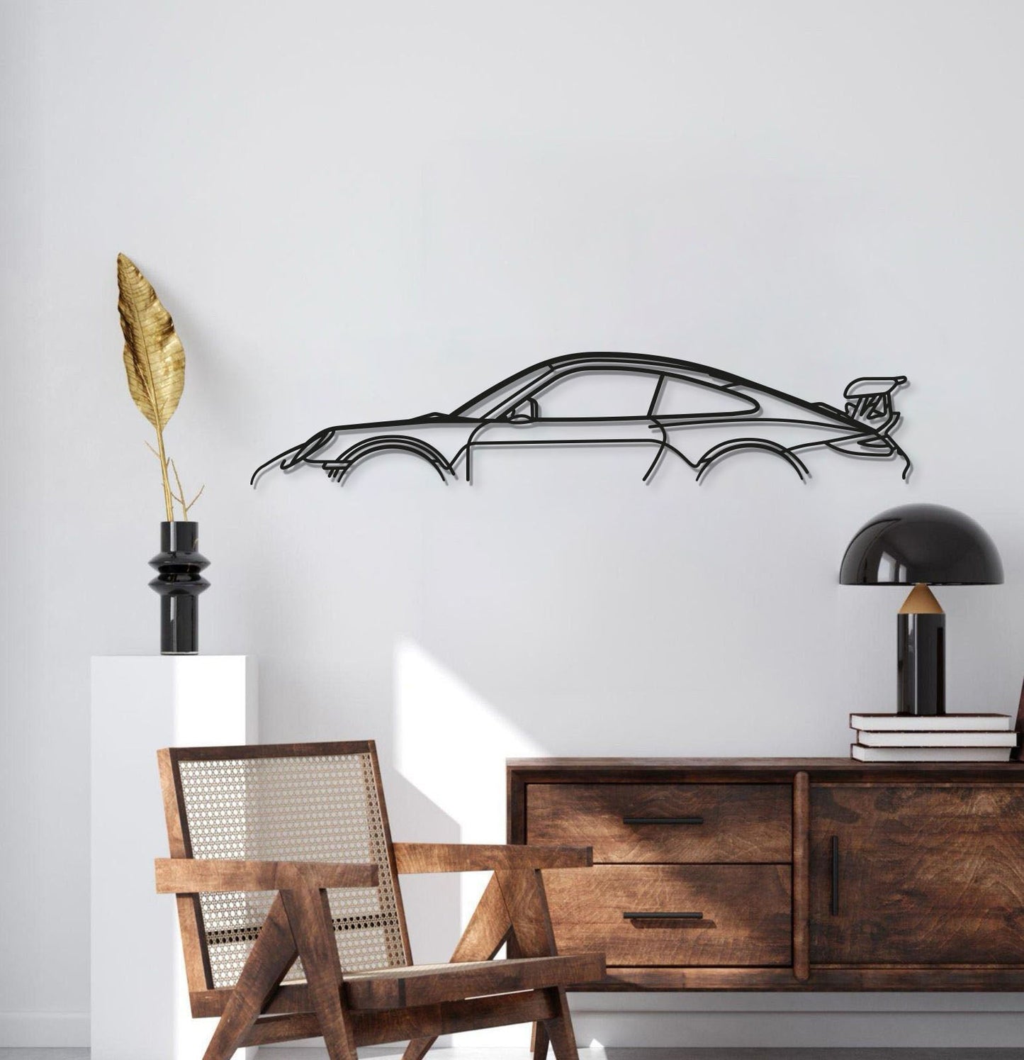 911 997 GT3 RS Metal Car Wall Art - MT0846