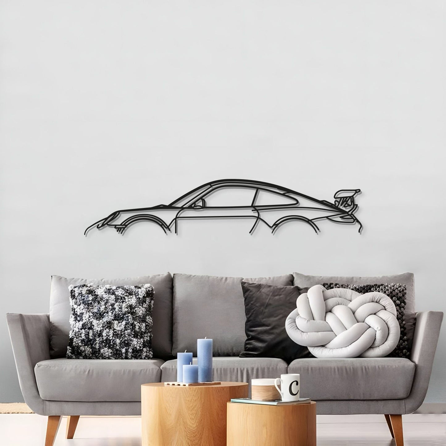 911 997 GT3 RS Metal Car Wall Art - MT0846