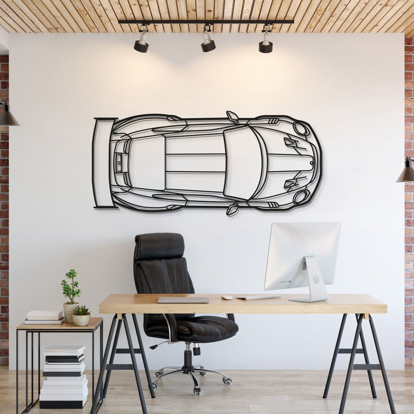 911 GT2 RS Model 991 TOP Metal Car Wall Art - MT0849