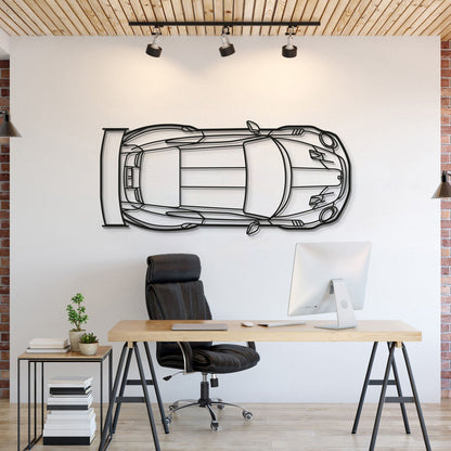 911 GT2 RS Model 991 TOP Metal Car Wall Art - MT0849