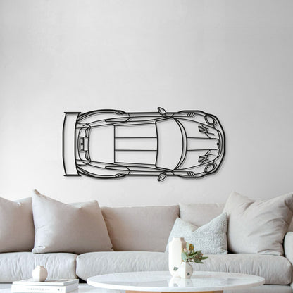 911 GT2 RS Model 991 TOP Metal Car Wall Art - MT0849