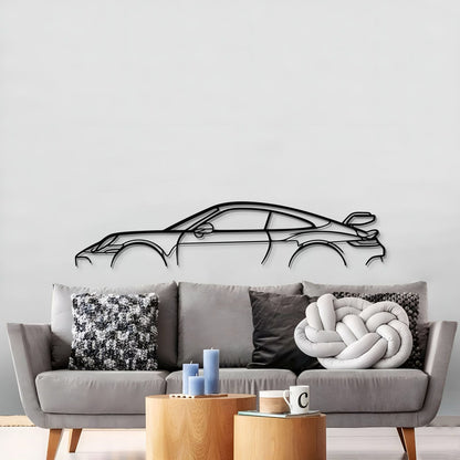 911 GT3 Model 992 Metal Car Wall Art - MT0854