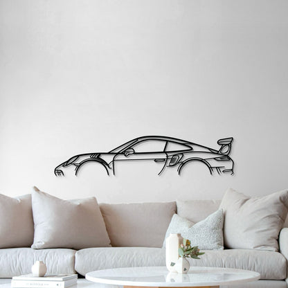 911 GT3 RS Model 991 Metal Car Wall Art - MT0858