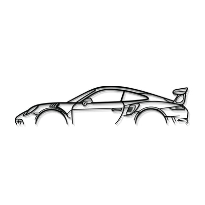 911 GT3 RS Model 991 Metal Car Wall Art - MT0858