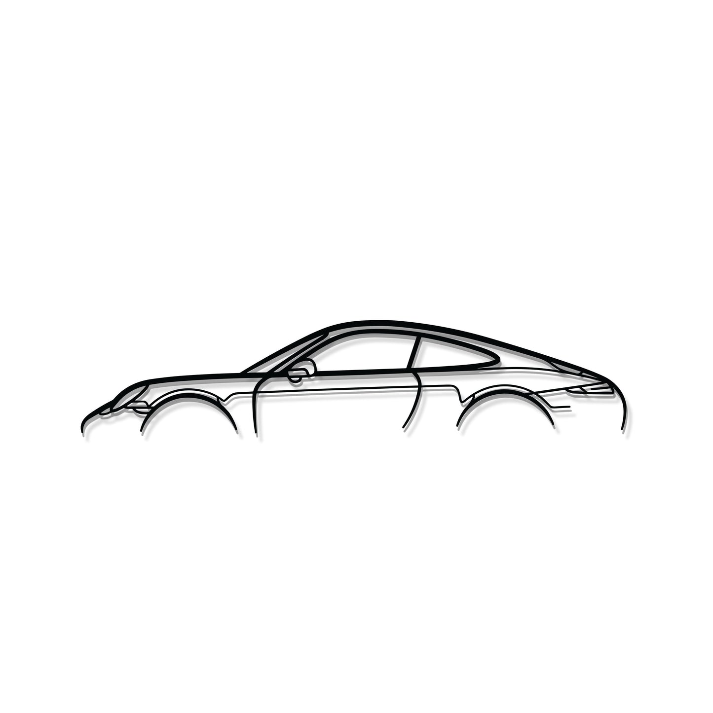 911 Model 991 Metal Car Wall Art - MT0864