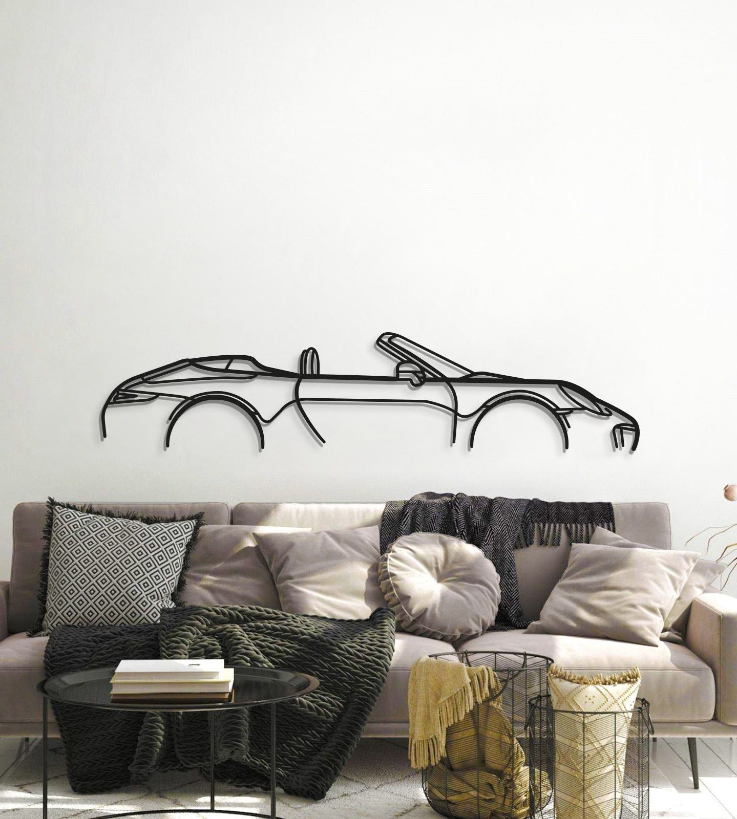 911 Model 991 Metal Car Wall Art - MT0863